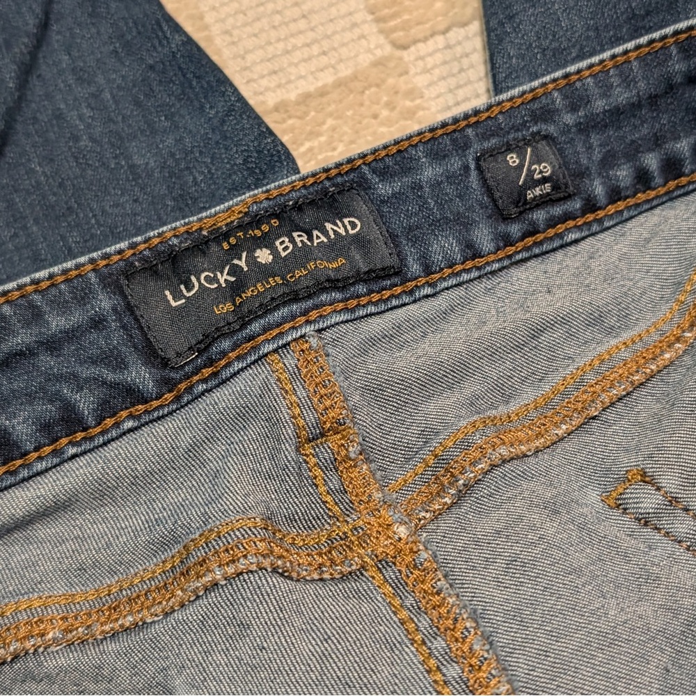 Lucky Brand Low Rise Lolita Skinny Ankle Length Jeans Size 8 - Picture 3 of 4